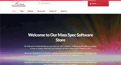Desktop Screenshot of mass-spec-software.com
